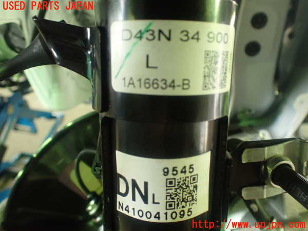 1UPJ-9230335025]MAZDA2(デミオ)(DJLFS)左フロントストラット 中古_4