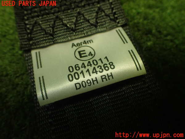 1UPJ-9230337155]MAZDA2(デミオ)(DJLFS)右2列目シートベルト 中古_4