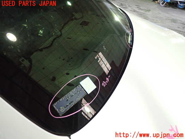 1UPJ-9230341560]ベンツ C200 W205(205042C)リアガラス AGC 14 中古_2