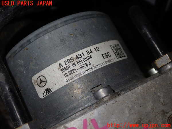 1UPJ-9230344040]ベンツ C200 W205(205042C)ABSアクチュエーター 中古_2