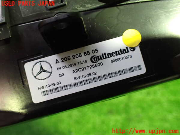 1UPJ-9230346066]ベンツ C200 W205(205042C)エアコンスイッチ1 中古_2