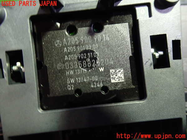 1UPJ-9230346307]ベンツ C200 W205(205042C)スイッチ2 (ナビメニュー等) 中古_2