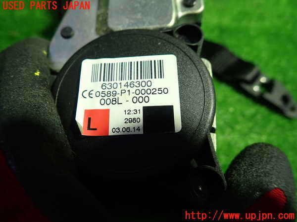 1UPJ-9230347075]ベンツ C200 W205(205042C)助手席シートベルト 中古_2