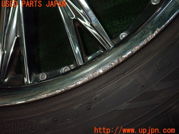 3UPJ=9230370921]エルグランド 250ハイウェイスターS(TE52)社外 ホイール 20×8.5J +38 PCD114.3 5穴 4本 中古_2