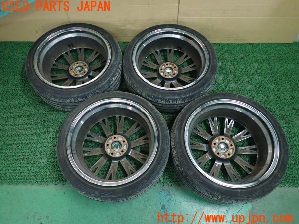 3UPJ=9230370921]エルグランド 250ハイウェイスターS(TE52)社外 ホイール 20×8.5J +38 PCD114.3 5穴 4本 中古_5