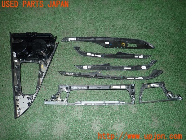 3UPJ=9230390645]BMW 640i グランクーペ(6A30 F06)純正 吹き出し口 シフトパネル ウィンドウスイッチパネル 右ハンドル用 内装パネル 中古_4