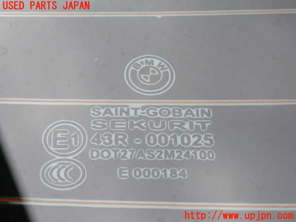 2UPJ-9230391560]BMW 640i グランクーペ(6A30)リアガラス (43R-001025) 中古 (F06)_2