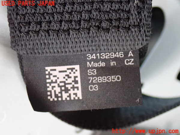 2UPJ-9230397185]BMW 640i グランクーペ(6A30)左2列目シートベルト 中古 (F06)_3