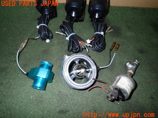 3UPJ=9230410500]コペン アクティブトップ(L880K)AUTO GAUGE オートゲージ 追加メーター 3連 水温・油温・油圧 52mm センサー付き 中古_4