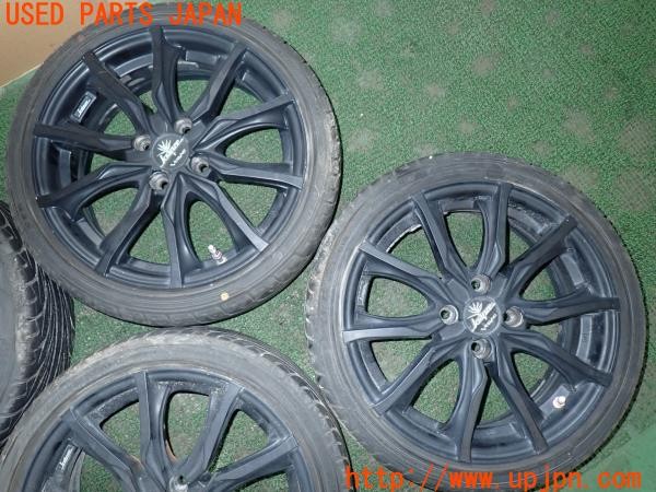 3UPJ=9230410904]コペン アクティブトップ(L880K)Weds ウェッズ Kranze VERAE713EVO タイヤホイール 16×5.5J +45 PCD100 4穴 4本 中古_3