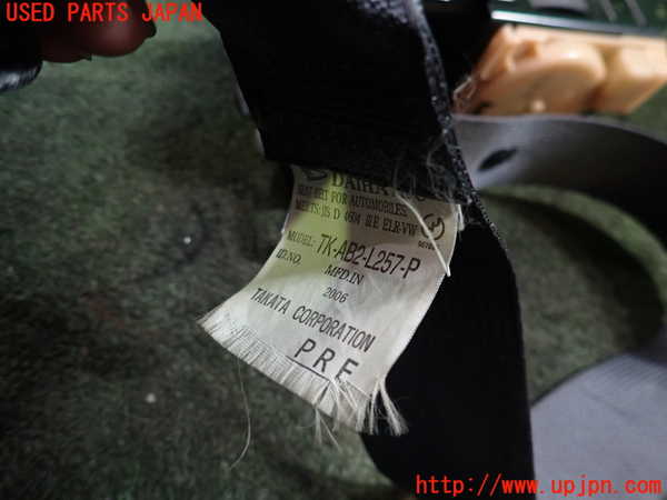 1UPJ-9230417075]コペン(L880K)助手席シートベルト 中古_3