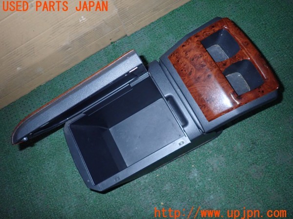 3UPJ=9230420621]ヴェルファイア(ANH20W)純正 センターコンソール センターコンソールボックス 木目調パネルカバー付き 中古_2