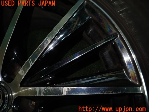 3UPJ=9230440919]エスティマハイブリッド(AHR20W)レアマイスター PREMIX ORNELLAIA3×5 ホイール 18×7J +47 PCD114.3 5穴 4本 中古_2