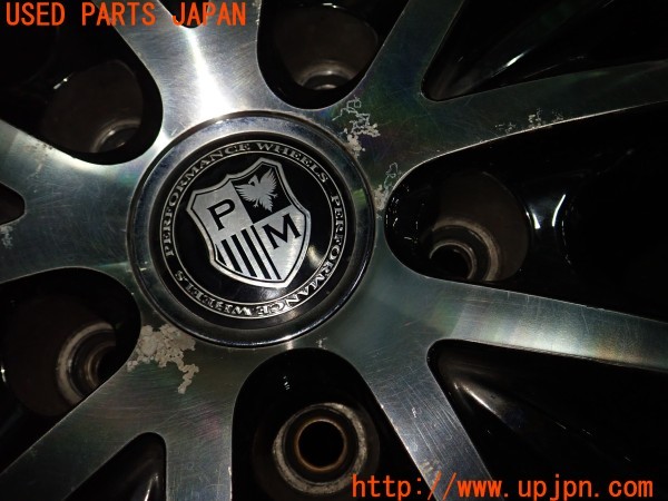 3UPJ=9230440919]エスティマハイブリッド(AHR20W)レアマイスター PREMIX ORNELLAIA3×5 ホイール 18×7J +47 PCD114.3 5穴 4本 中古_3