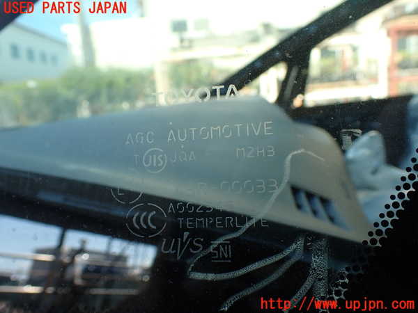 1UPJ-9230441202]エスティマハイブリッド(AHR20W)左フロント三角窓ガラス M2H3 中古_2