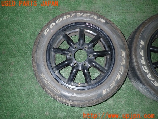3UPJ=9230450962]ハイエースバン 200系(TRH200V 5型)FABULOUS ファブレス BARONE MC-9 タイヤホイール 17×6.5J +38 PCD139.7 6穴 2本 中古_2