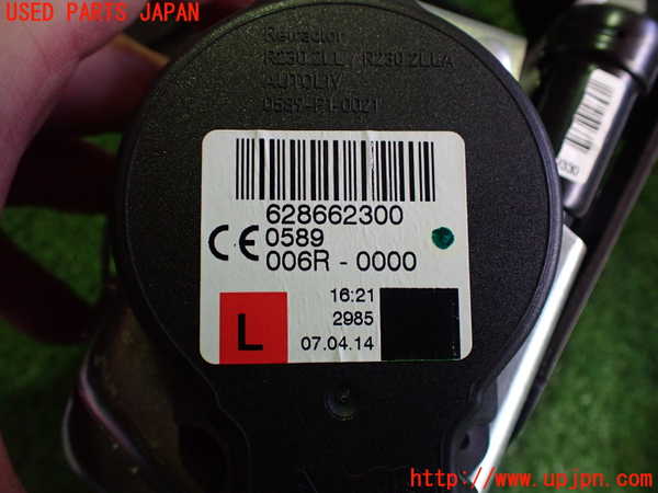 2UPJ-9230467075]BMW i3(1Z06)(I01)助手席シートベルト 中古_2