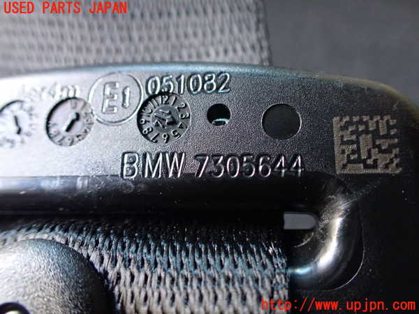2UPJ-9230467155]BMW i3(1Z06)(I01)右2列目シートベルト 中古_2