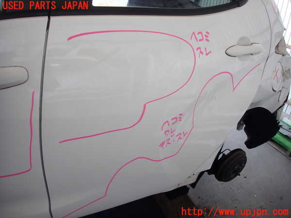 2UPJ-9230481320]ヤリス(YARIS)(KSP210)左後ドア ジャンク品 (43R-007952 M2L2) 中古_2