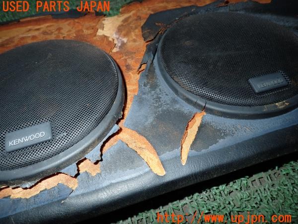 3UPJ=9230490001]ギャラン VR-4(E39A)前期 社外 リアトレイ スピーカーボード KENWOOD KFC-M205 スピーカー付 ジャンク_2
