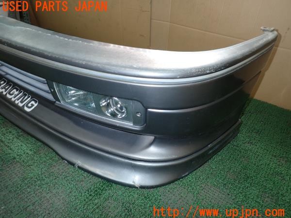 3UPJ=9230490048]ギャラン VR-4(E39A)前期 純正 フロントバンパー SIGMA SPEED? リップスポイラー付き 中古_3