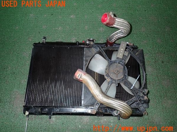 3UPJ=9230490154]ギャラン VR-4(E39A)前期 社外 ラジエーター 電動ファン・ホース付き 中古_3