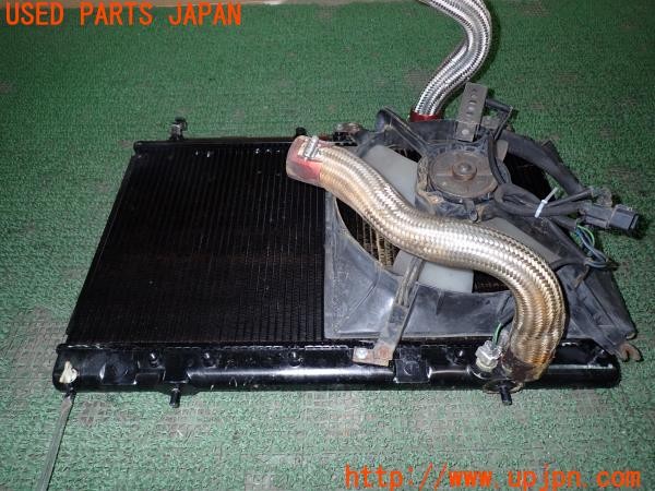 3UPJ=9230490154]ギャラン VR-4(E39A)前期 社外 ラジエーター 電動ファン・ホース付き 中古_5