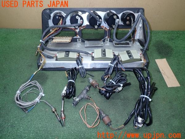 3UPJ=9230490500]ギャラン VR-4(E39A)前期 TRUST GReddy トラスト 追加メーター 油圧 油温 ブースト 圧力 排気温 中古_3