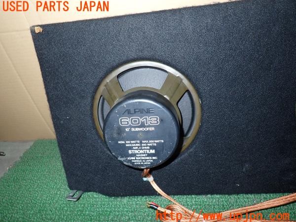 3UPJ=9230490515]ギャラン VR-4(E39A)前期 ALPINE アルパイン 6013 ウーハー 中古_4