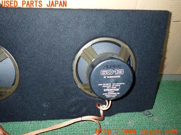 3UPJ=9230490515]ギャラン VR-4(E39A)前期 ALPINE アルパイン 6013 ウーハー 中古_5