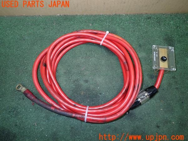 3UPJ=9230490550]ギャラン VR-4(E39A)前期 audio-technica オーディオテクニカ AT7168H AT7191 電源ケーブル アンプ用 ターミナル付き 中古_2