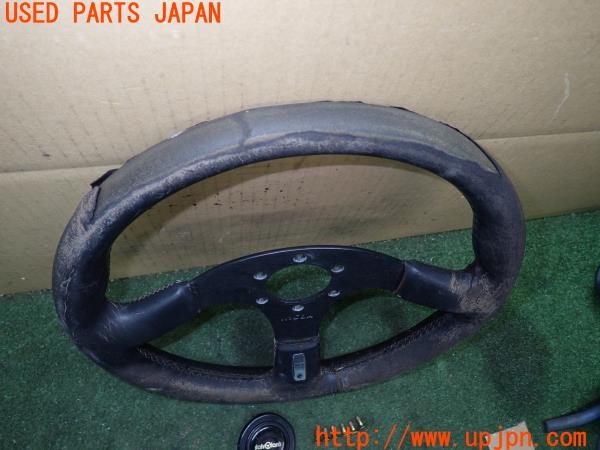 3UPJ=9230490617]ギャラン VR-4(E39A)前期 italvolanti イタルボランテ IMORA ステアリング 350mm 中古_2