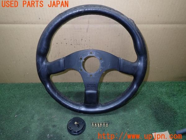 3UPJ=9230490617]ギャラン VR-4(E39A)前期 italvolanti イタルボランテ IMORA ステアリング 350mm 中古_4