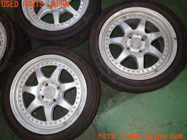 3UPJ=9230490918]ギャラン VR-4(E39A)前期 DOALL PRECEDEO ホイール 17×7J +23? +45? PCD114.3 4穴 4本 中古_3