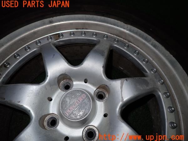 3UPJ=9230490918]ギャラン VR-4(E39A)前期 DOALL PRECEDEO ホイール 17×7J +23? +45? PCD114.3 4穴 4本 中古_4