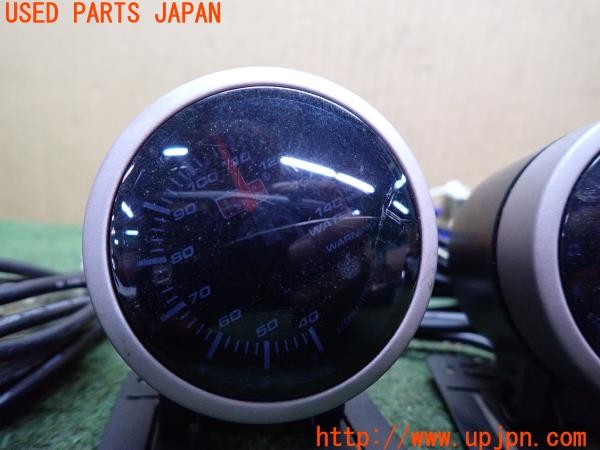 3UPJ=9230500500]シビック フェリオ(EK3)AUTO GAUGE オートゲージ 追加メーター 時計 水温 油温 油圧 60φ 中古_4