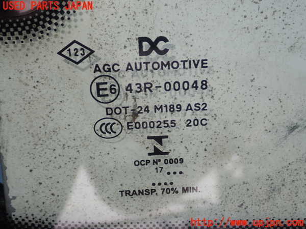 1UPJ-9230531290]ルノー・トゥインゴ(AHH4B)右後ドア AGC M189 中古_2