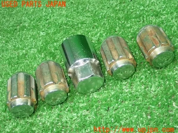 3UPJ=9230540968]RX-8(SE3P)前期 藤田秀ナット製作所 ロックナット 袋ナットタイプ M12×P1.5 中古_4