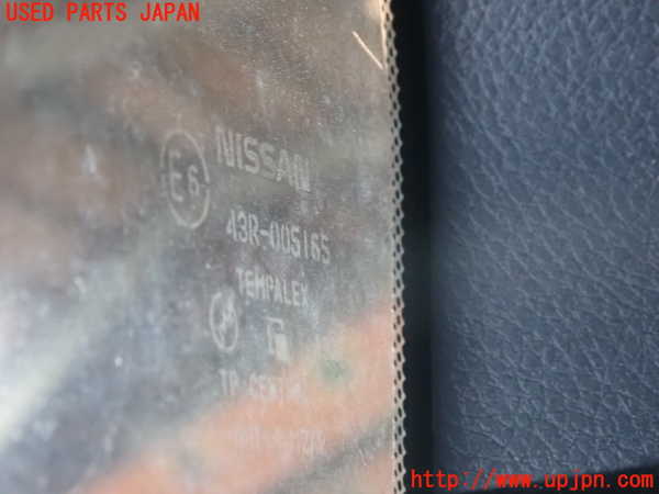 1UPJ-9230551380]フェアレディZ(Z33)右クォーターガラス 43R-005165 中古_2
