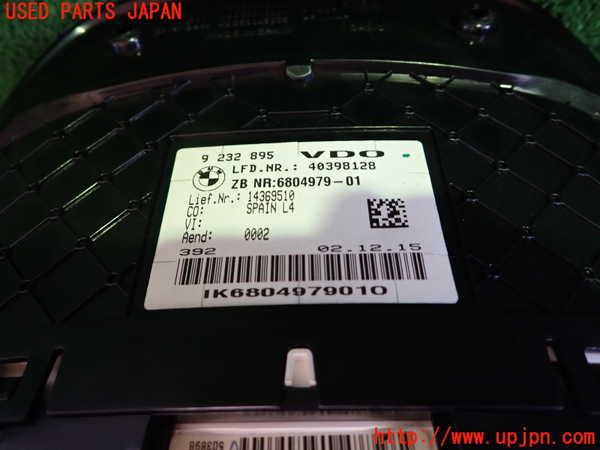 1UPJ-9230566170]BMW 420i クーペ Mスポーツ(3N20 F32)スピードメーター 中古_2
