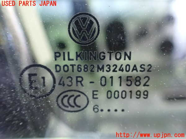 5UPJ-9230571230]VW ゴルフ トゥーラン(1TCZD)右前ドア 中古 PILKINGTON M3240 43R-011582_4
