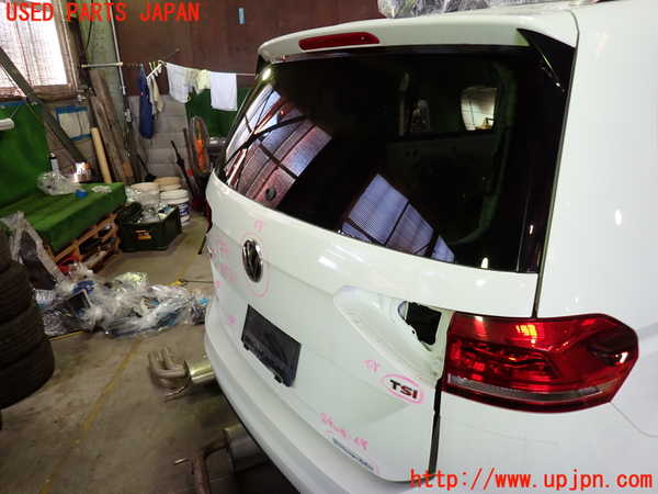 5UPJ-9230571566]VW ゴルフ トゥーラン(1TCZD)バックドア リアゲート ハッチ 中古 PILKINGTON 43R-011595_2