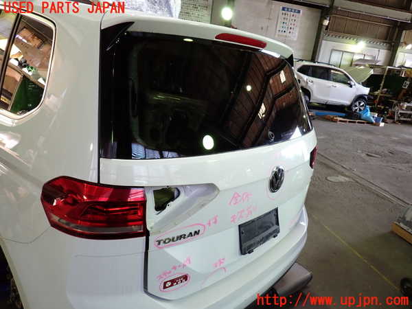 5UPJ-9230571566]VW ゴルフ トゥーラン(1TCZD)バックドア リアゲート ハッチ 中古 PILKINGTON 43R-011595_3