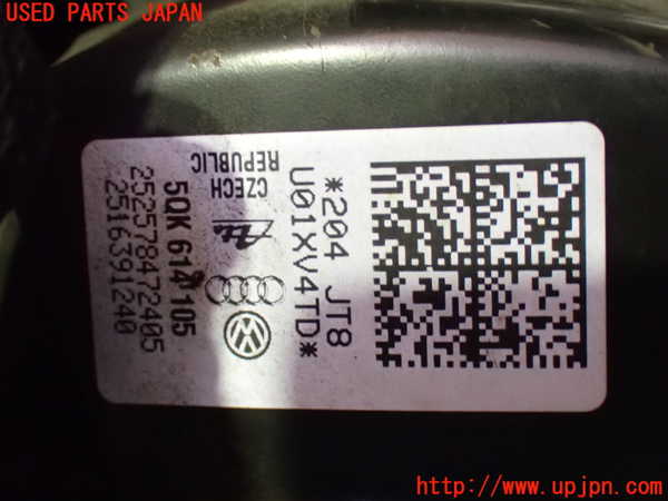 5UPJ-9230574055]VW ゴルフ トゥーラン(1TCZD)ブレーキマスターバック 中古_2