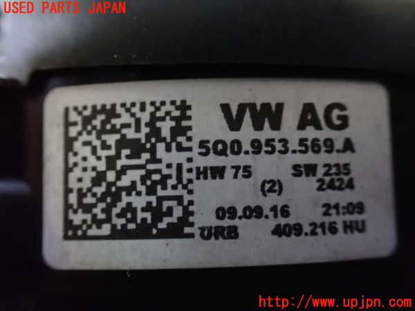 5UPJ-9230576800]VW ゴルフ トゥーラン(1TCZD)スパイラルケーブル(リール) 中古_3