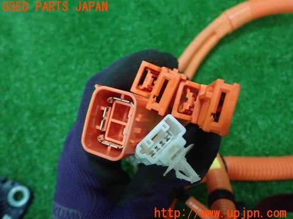 3UPJ=9230580580]プリウスPHV(ZVW52)前期 純正 G9081-47010/G9081-47050 バッテリーチャージャーハーネス インレット ケーブル 充電 中古_4