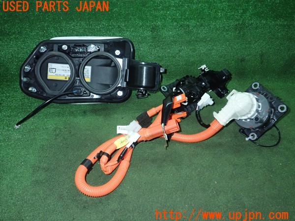 3UPJ=9230590550]プリウスPHV(ZVW52)前期 純正 G9082-47010 DCチャージャーインレット ケーブル 充電口カバー付き 中古_2