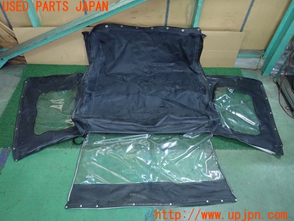 3UPJ=9230600031]三菱ジープ(J53)BESTOP ベストップ 幌 ホロ ソフトトップ 骨組み付き 中古_3