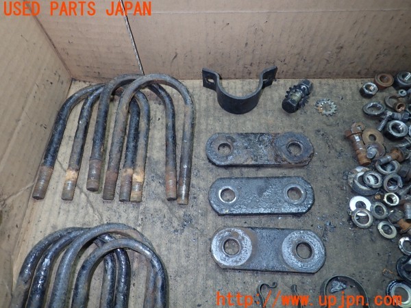 3UPJ=9230600720]三菱ジープ(J53)ネジ・ナット・ステー類 セット ジャンク_2