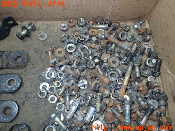 3UPJ=9230600720]三菱ジープ(J53)ネジ・ナット・ステー類 セット ジャンク_4